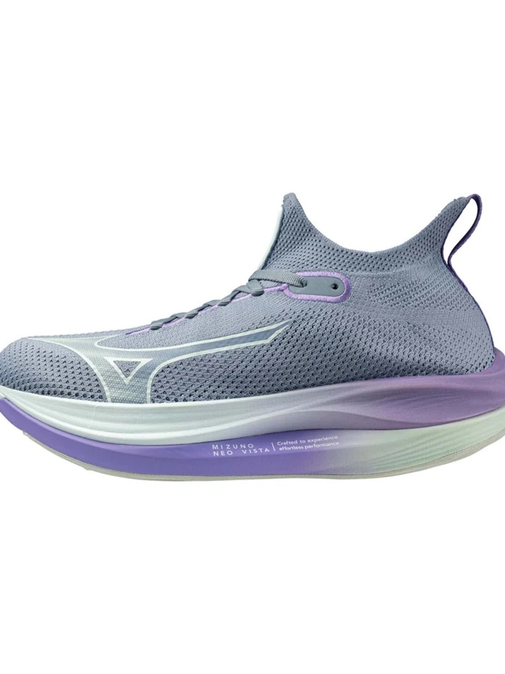 Mizuno Women's Neo Vista Sneaker in Lavender and Gray